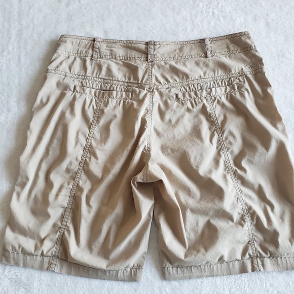 KOPPEN Slash Pocket Walking/Hiking Womens Rolltab Outdoor Tan Shorts SZ 8 - Picture 11 of 16